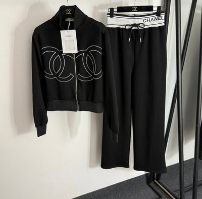 Women’s Designer Inspired Wide Leg 2 Piece Set