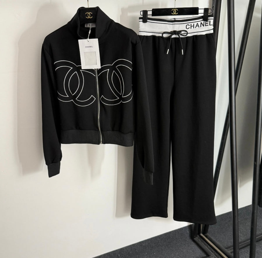 Women’s Designer Inspired Wide Leg 2 Piece Set