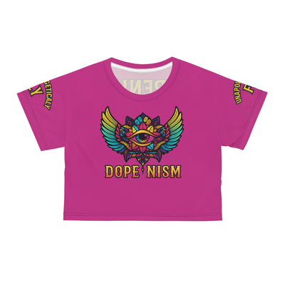 “Unapologetically Fly” DOPENISM Crop Tee | Colorful Graphic T-Shirt for Free Spirits, Trendy Apparel, Unique Gifts, Festival Wear, Street Style
