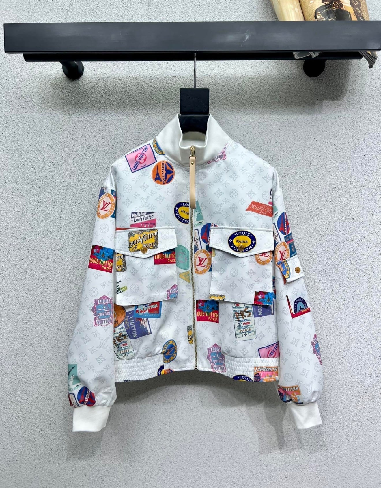 Women’s Designer Inspired Silk All over Print Jacket