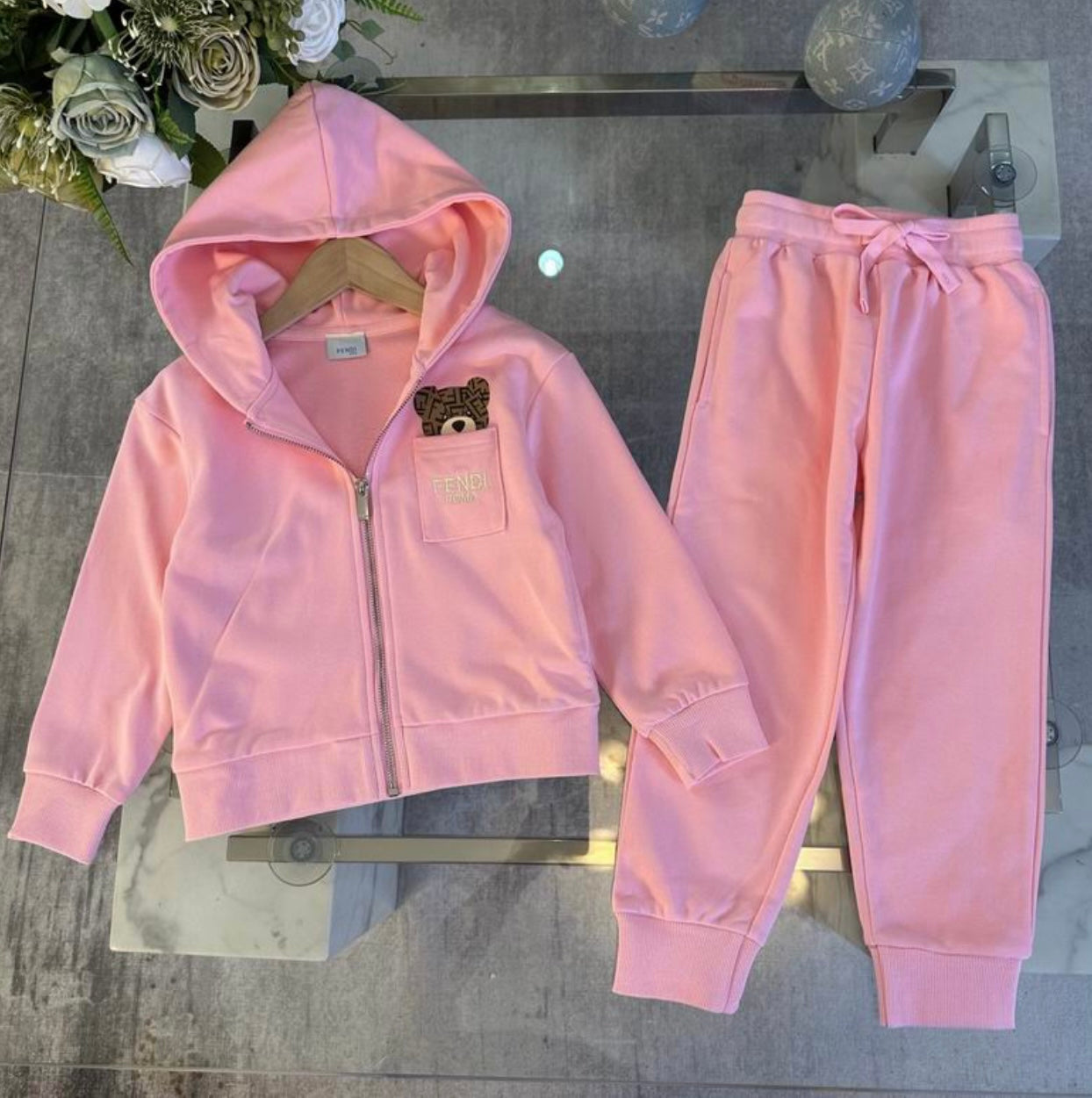Girls and Boys Designer Inspired Jogging Set