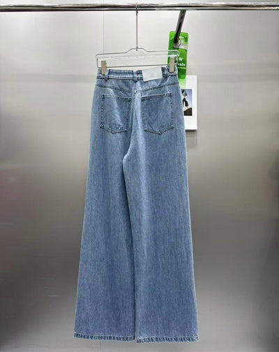 Women’s Designer Inspired Denim Wide Leg Pants