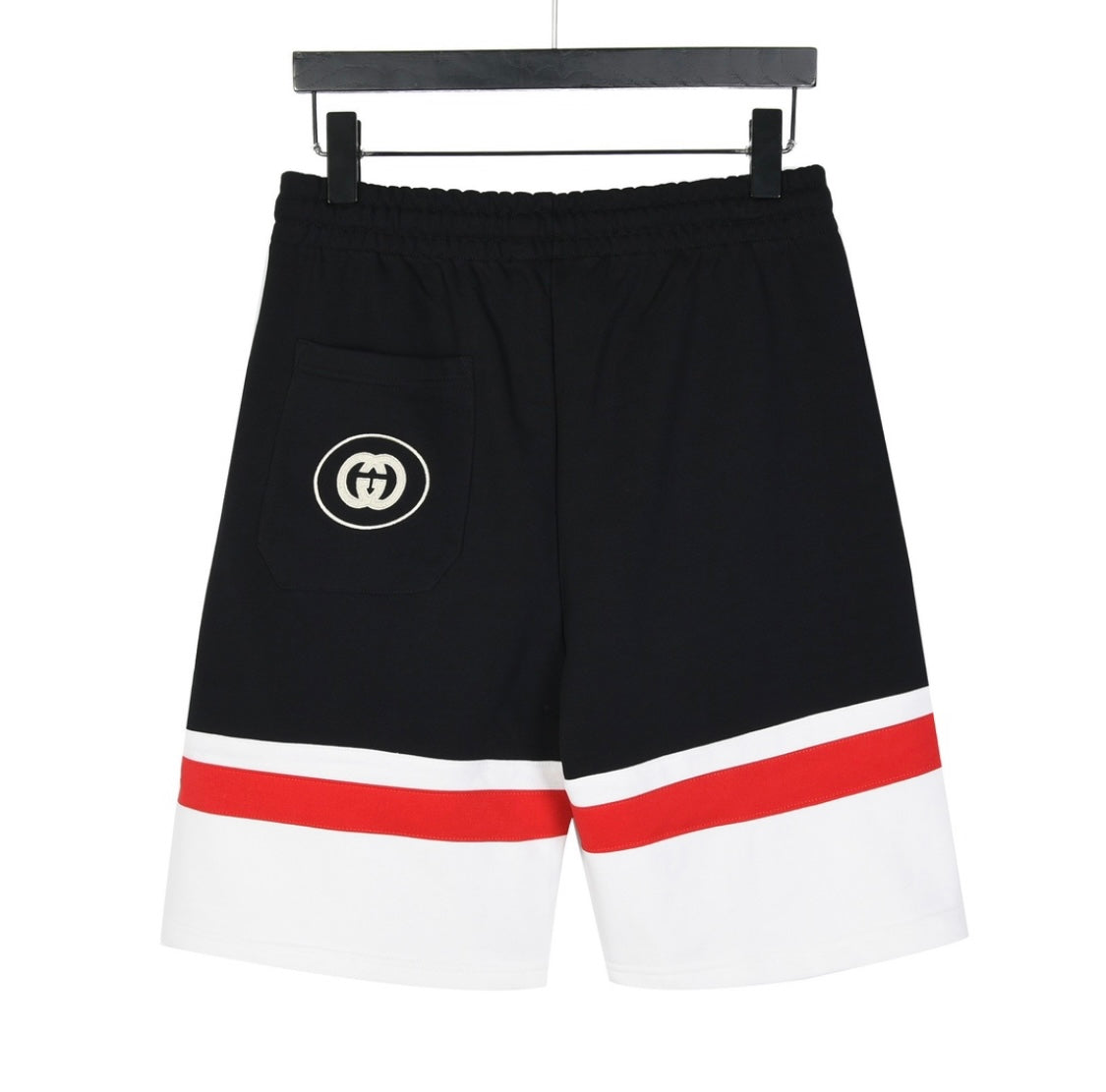 Gucci inspired Bold Stripe Athletic Shorts - Classic Meets Contemporary