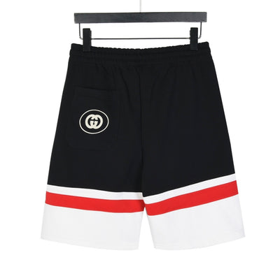 Gucci inspired Bold Stripe Athletic Shorts - Classic Meets Contemporary