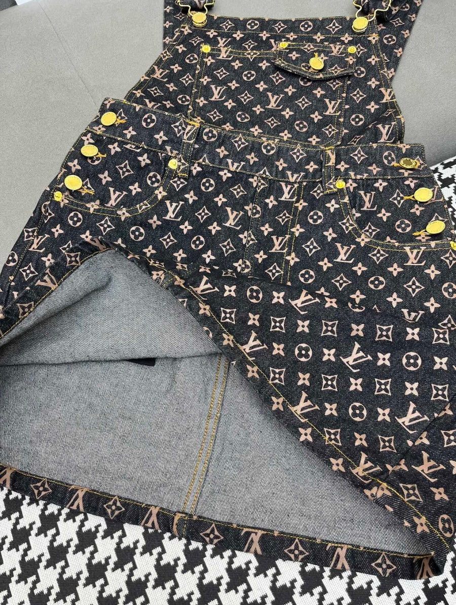 Women’s Designer Inspired Skirt Overalls