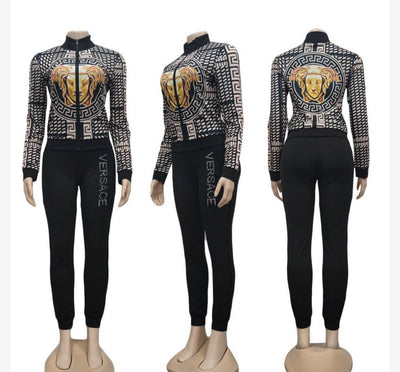 Versace Medusa Head inspired Tracksuit - Iconic Luxury Meets Bold Street Style
