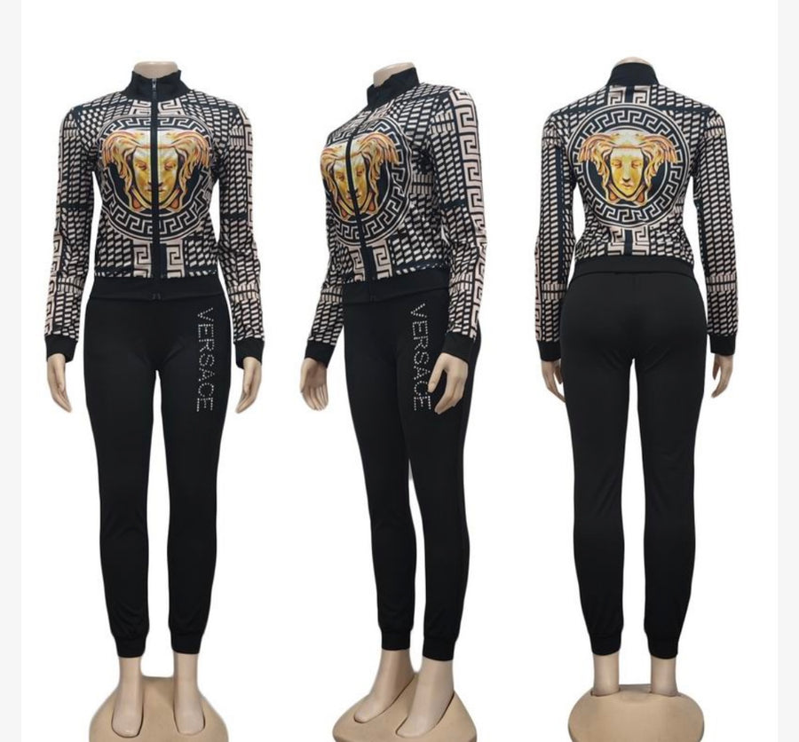 Versace Medusa Head inspired Tracksuit - Iconic Luxury Meets Bold Street Style