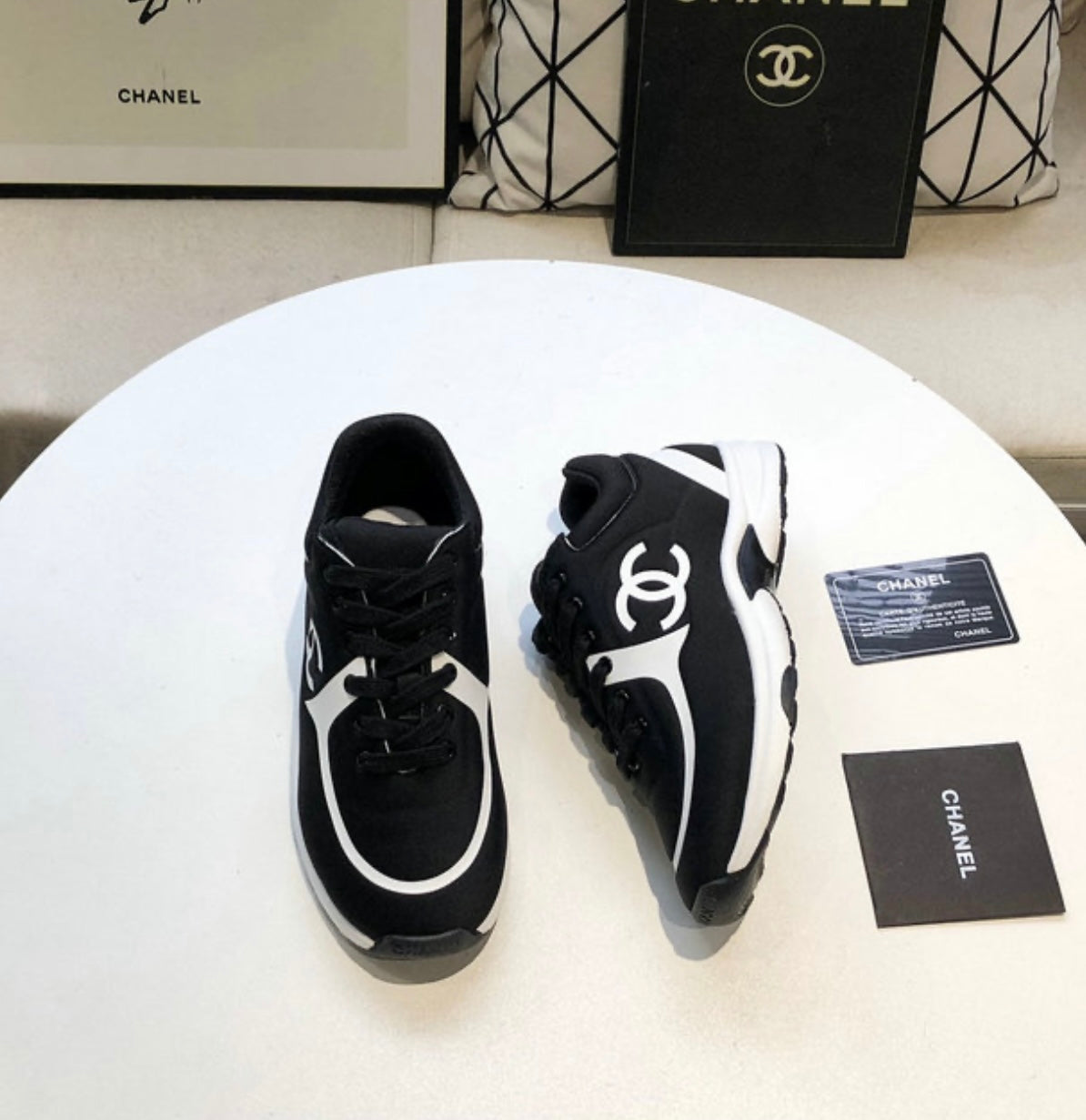 Chanel Inspired Women’s Sneakers
