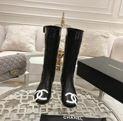 Chanel Inspired Double C Signature Boot