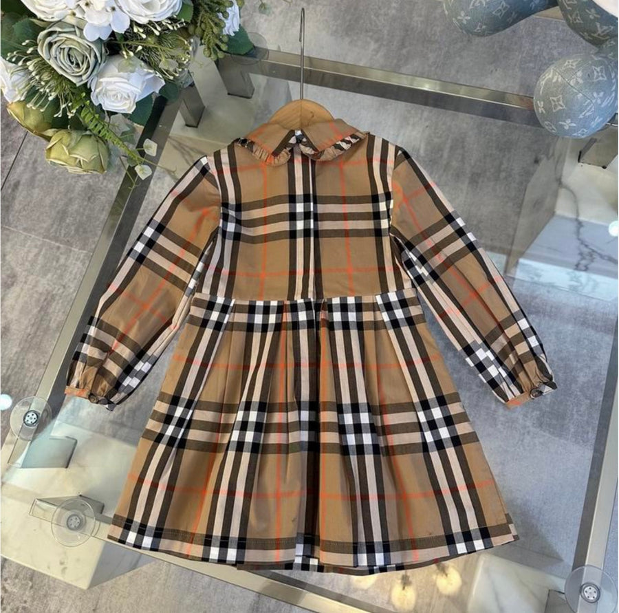 Girls Designer Inspired Long Sleeve Dress