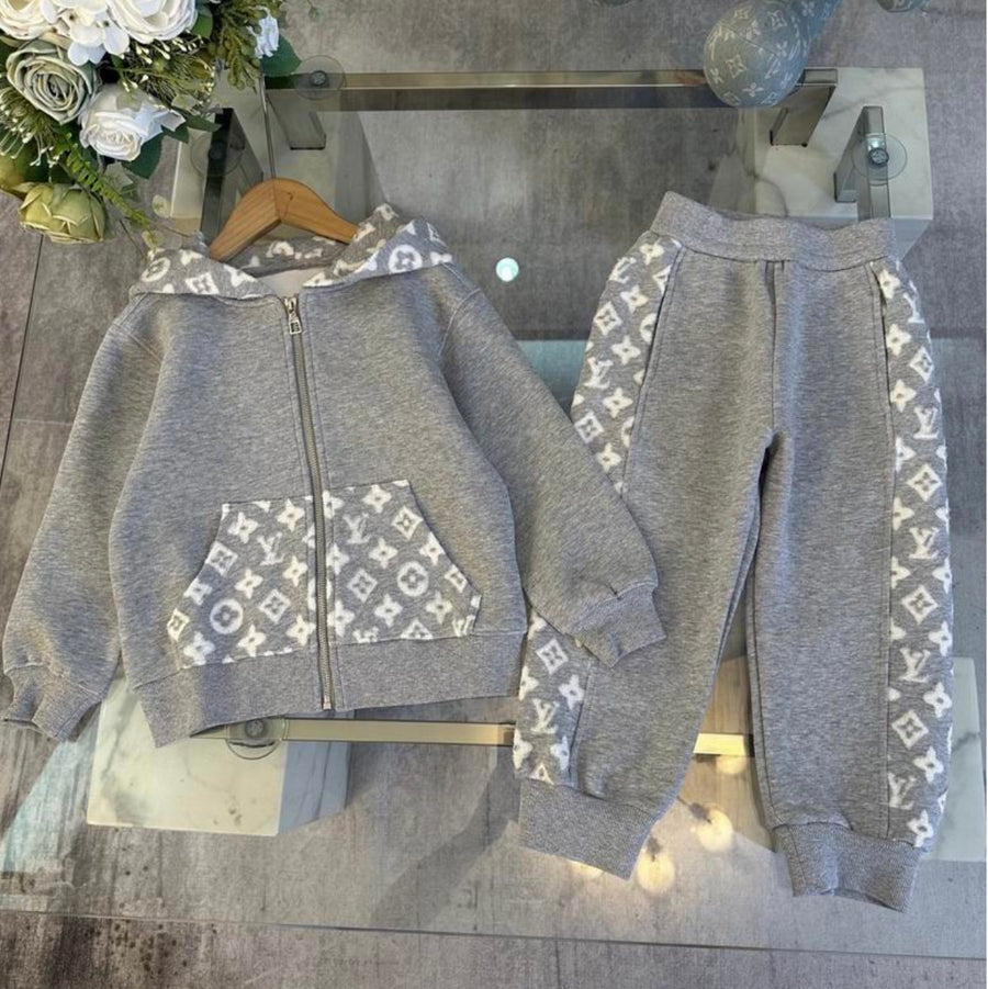 Girls Designer Inspired 2 Piece Jogging Set