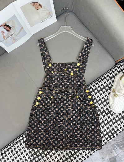 Women’s Designer Inspired Skirt Overalls