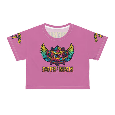 “Unapologetically Fly” DOPENISM Crop Tee | Colorful Graphic T-Shirt for Free Spirits, Trendy Apparel, Unique Gifts, Festival Wear, Street Style