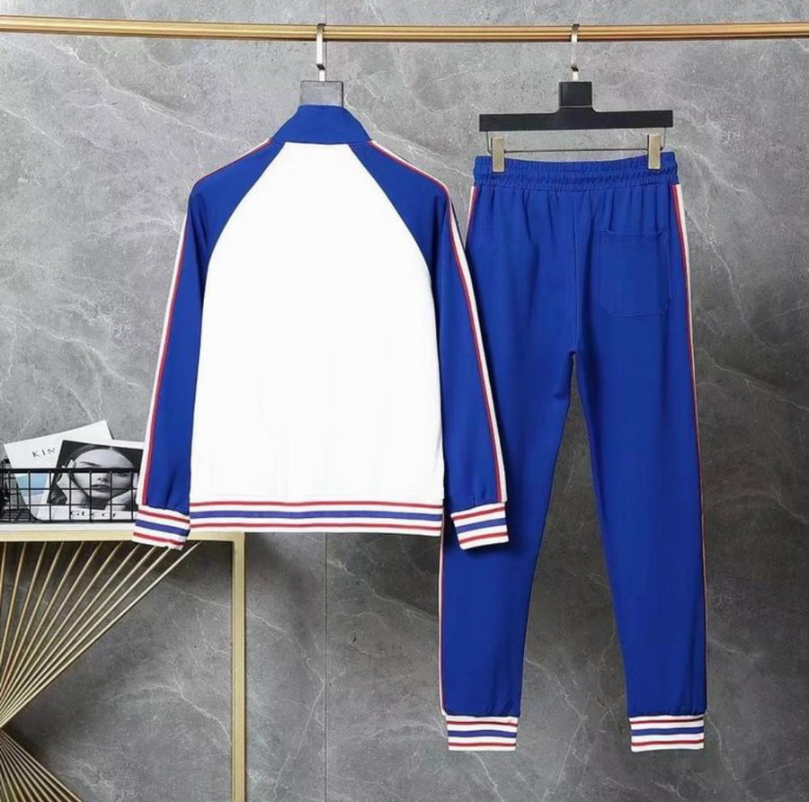 Classic Varsity Vibes: Louis Vuitton inspired Track Set