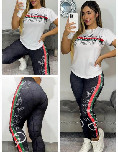 Chic Simplicity Gucci inspired Two-Piece Set - Effortless Elegance