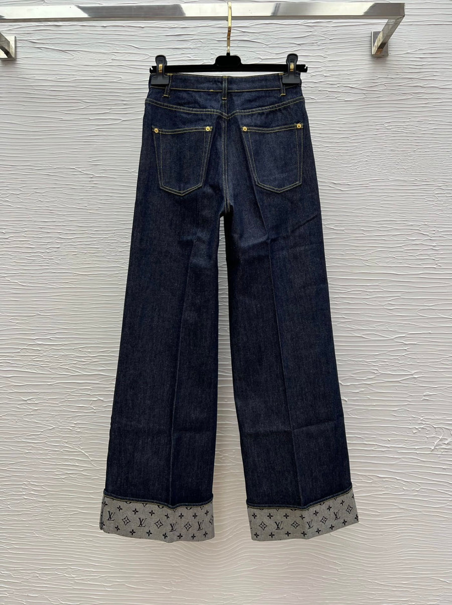 Women’s Designer Inspired Dark Blue Jeans