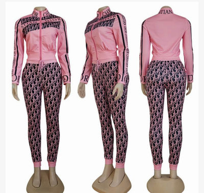 Dior inspired Elegance Track Ensemble