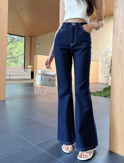 Women’s Designer Inspired Dark Blue Jeans