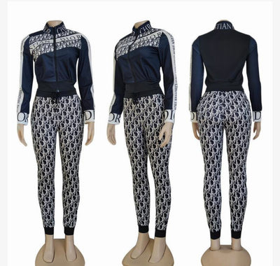 Dior inspired Elegance Track Ensemble