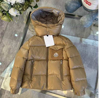 Boys Designer Inspired Puffer with Detachable Hood