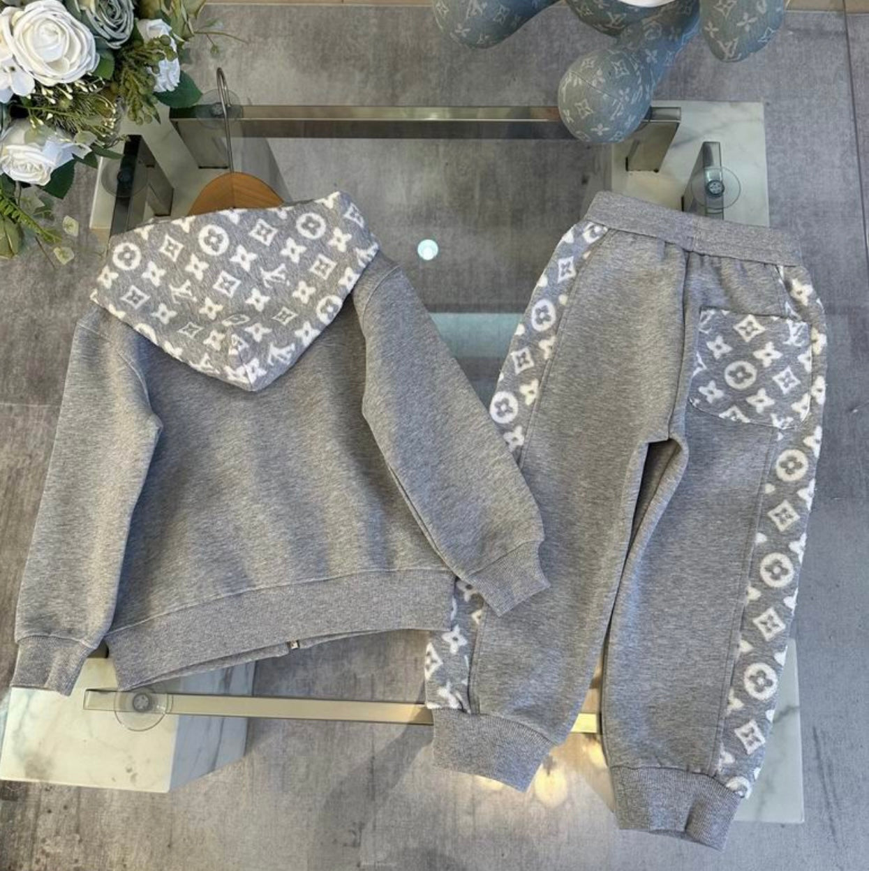 Girls Designer Inspired 2 Piece Jogging Set