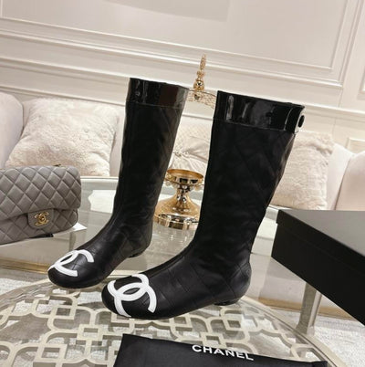 Chanel Inspired Double C Signature Boot