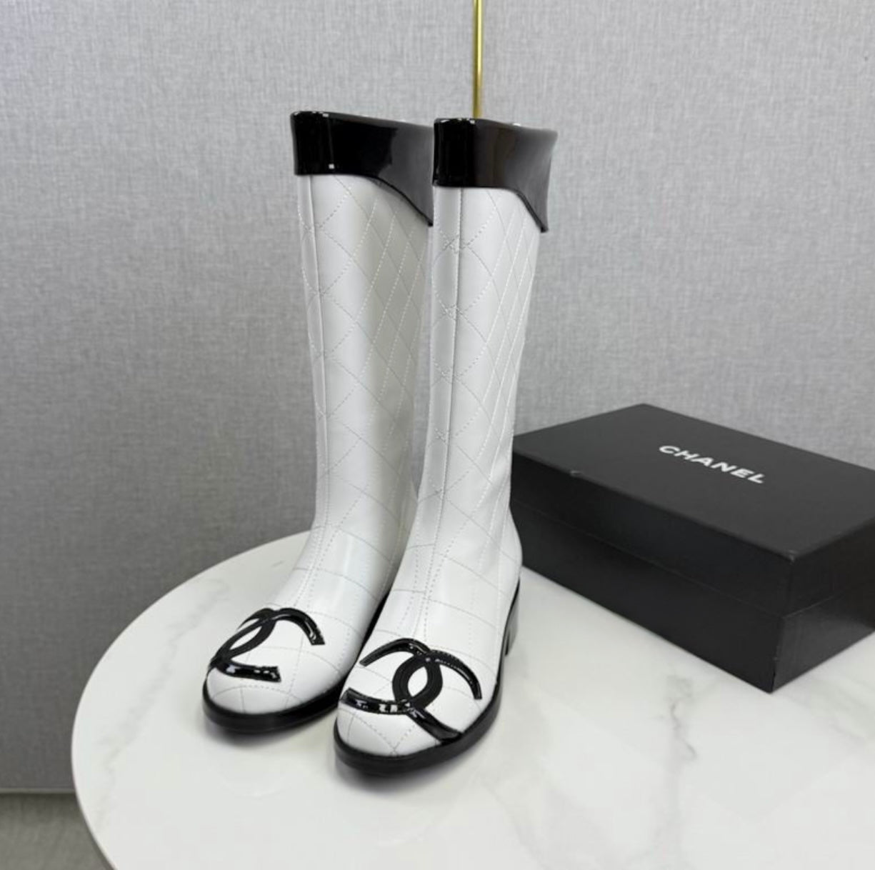 Chanel Inspired Double C Signature Boot