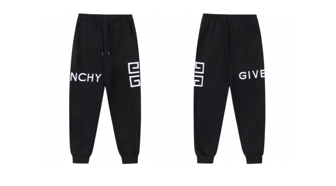 Givenchy inspired Split Logo Jogger Pants