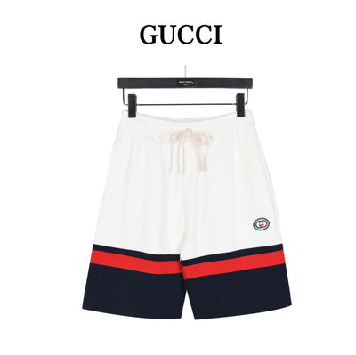 Gucci inspired Bold Stripe Athletic Shorts - Classic Meets Contemporary