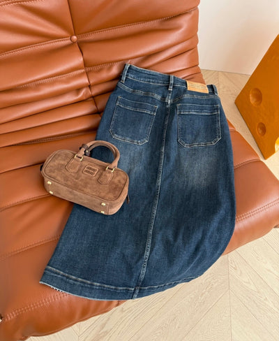 Dior Inspired Denim Skirt