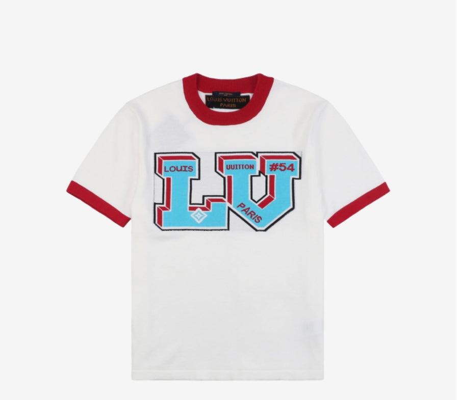 Louis Vuitton inspired Varsity Tee: A Bold Fusion of Classic and Contemporary