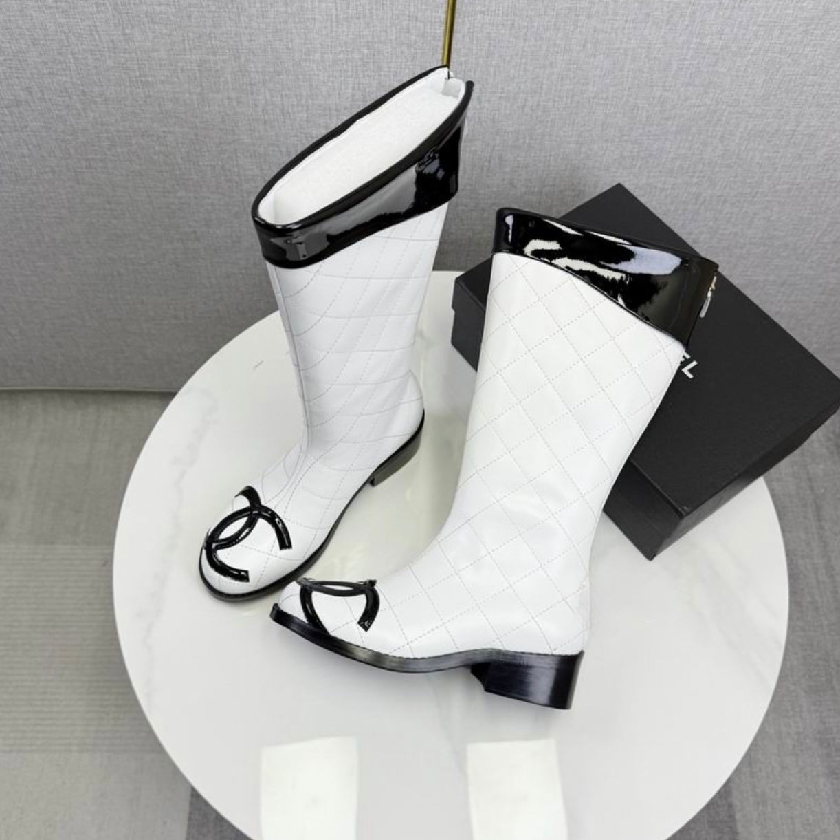 Chanel Inspired Double C Signature Boot