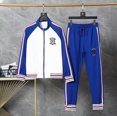 Classic Varsity Vibes: Louis Vuitton inspired Track Set