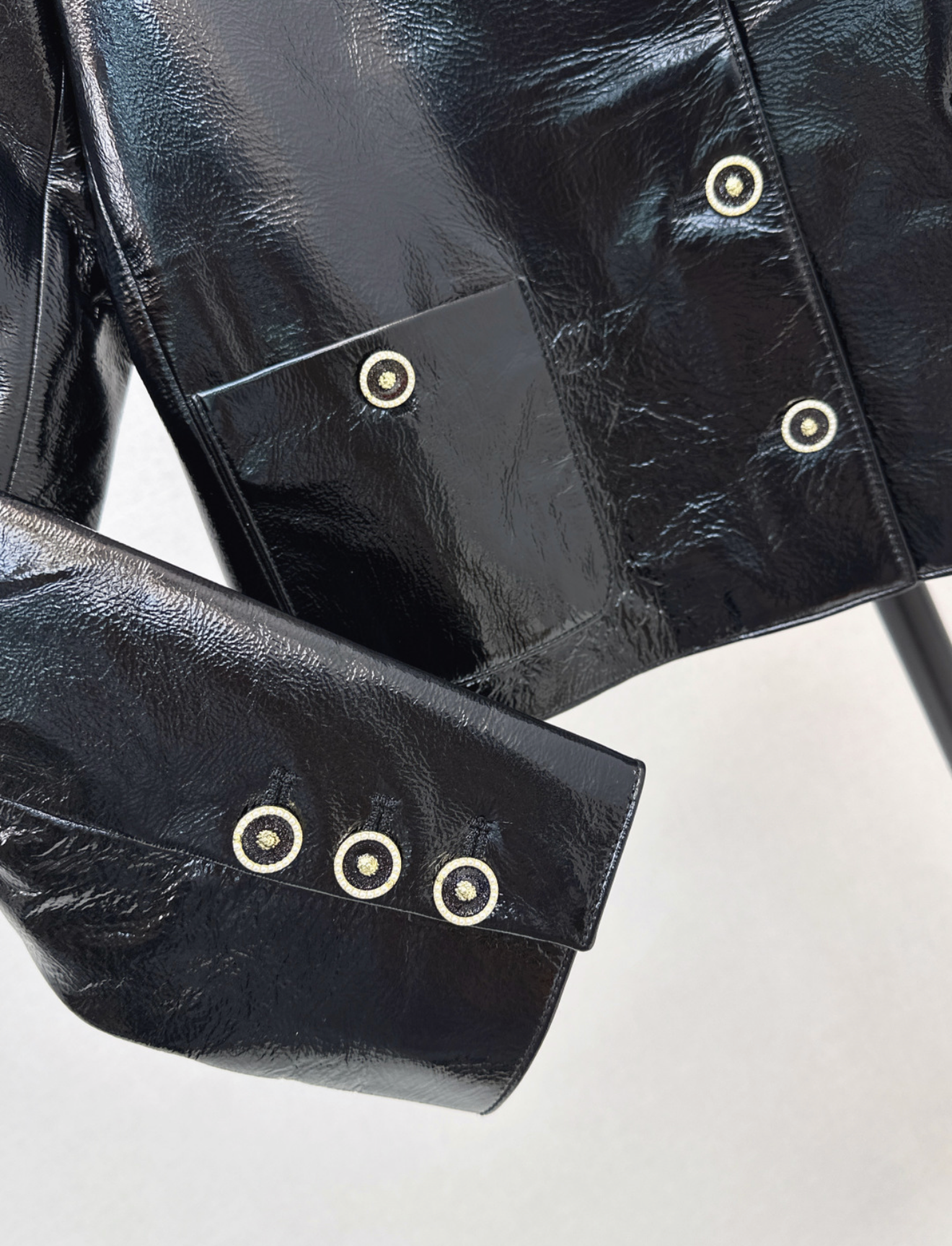 Chanel Inspired Genuine Leather Jacket