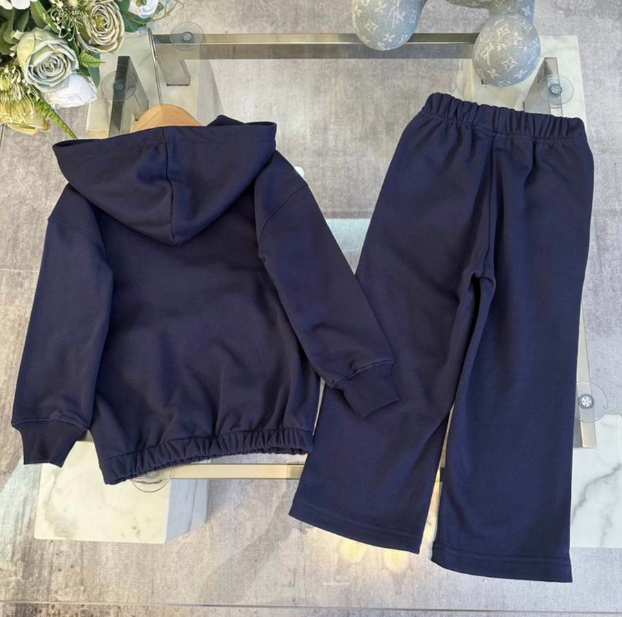 Boys Designer Inspired Quarter Zip Hoodie Set