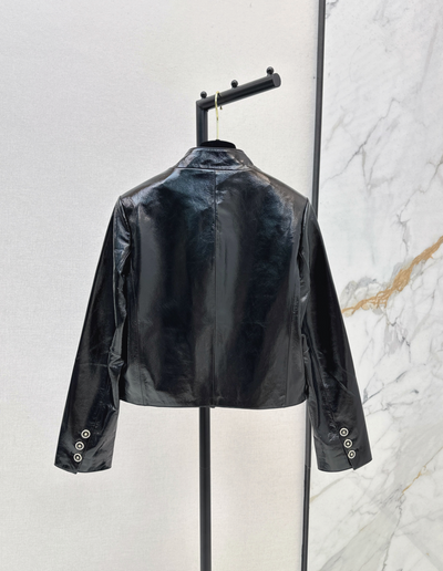 Chanel Inspired Genuine Leather Jacket