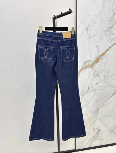 Women’s Designer Inspired Dark Blue Jeans