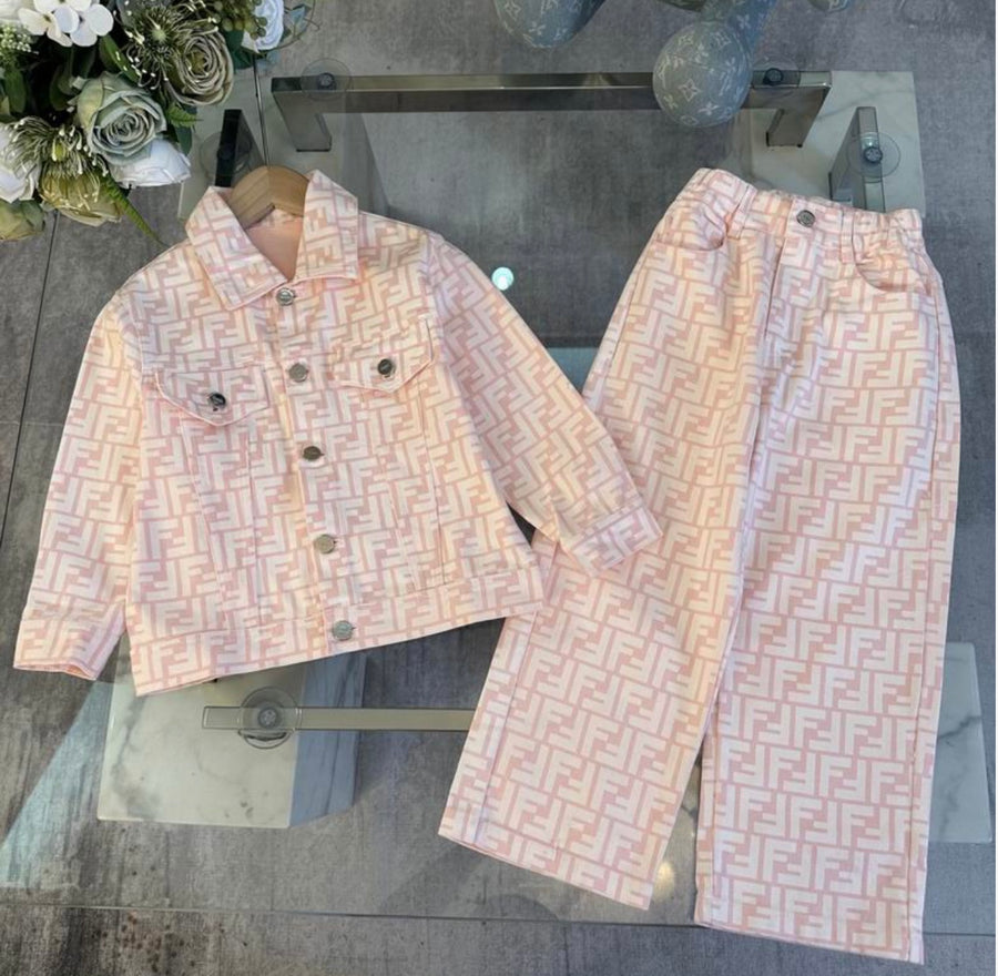 Girls Designer Inspired Top and Bottom Set