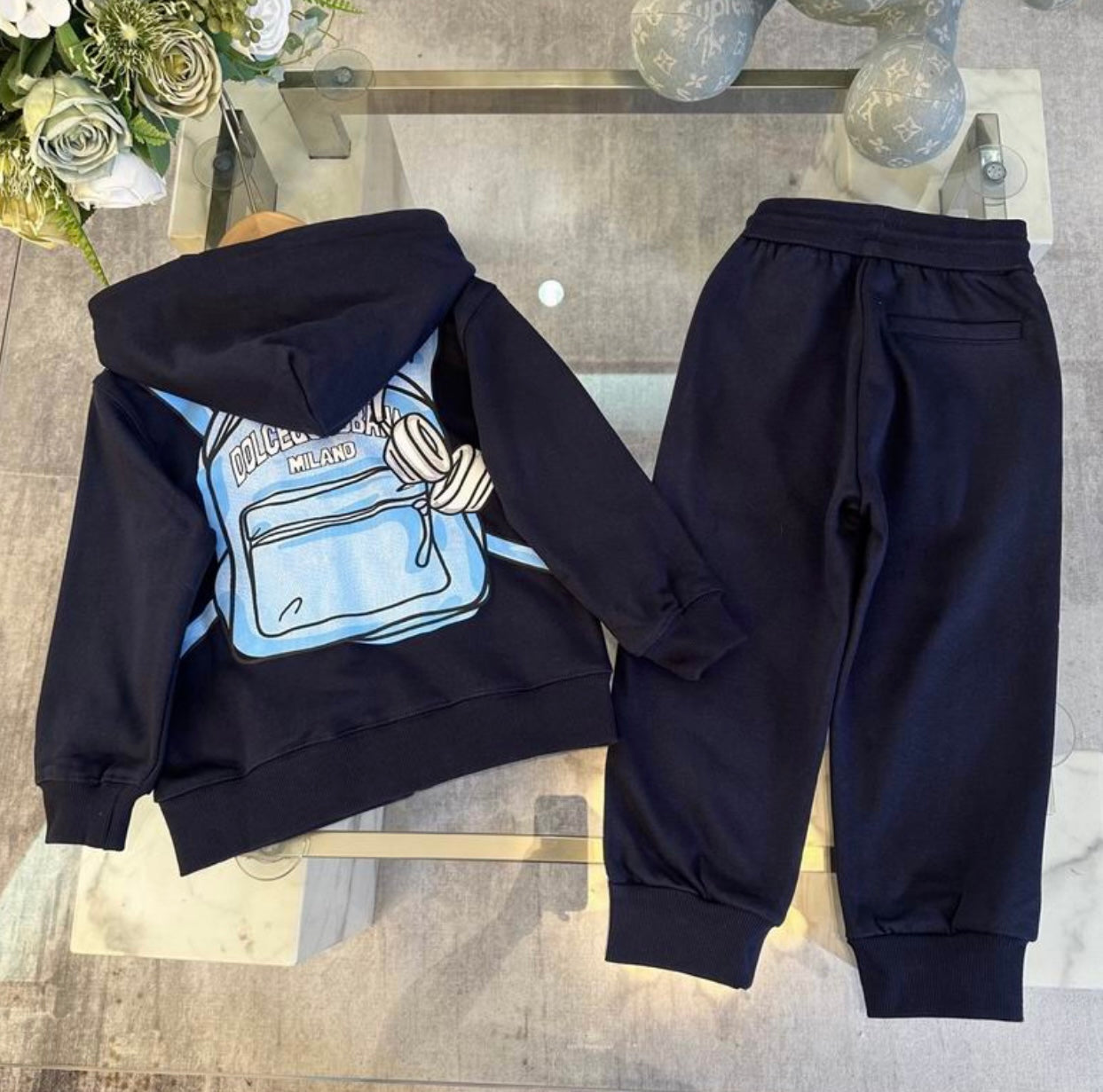 Girls Designer Inspired Joggers Set