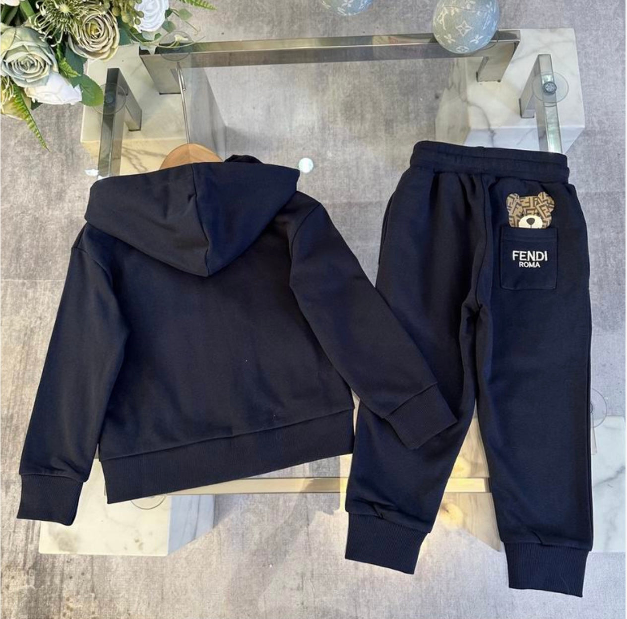 Girls and Boys Designer Inspired Jogging Set