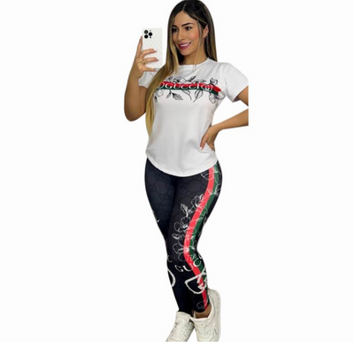 Chic Simplicity Gucci inspired Two-Piece Set - Effortless Elegance