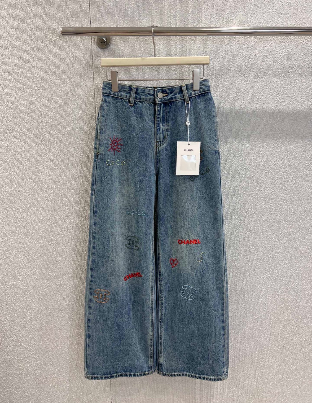 Women’s Designer Inspired Wide Leg Denim Jeans