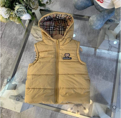 Boys Designer Inspired Hooded Vest