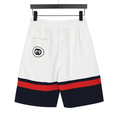 Gucci inspired Bold Stripe Athletic Shorts - Classic Meets Contemporary